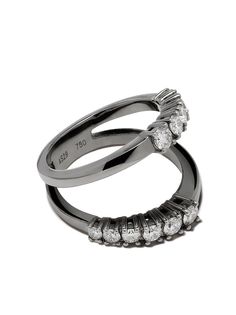 AS29 золотое кольцо Icicle с бриллиантами
