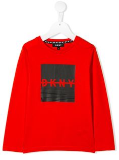 Dkny Kids футболка с логотипом