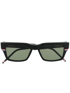 Thom Browne Eyewear солнцезащитные очки RWB в квадратной оправе