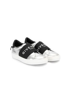 Givenchy Kids кеды на липучках с логотипом