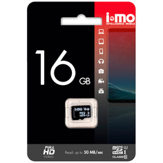 Карта памяти MicroSD IMO 16GB Сlass 10 UHS-I 16GB Сlass 10 UHS-I