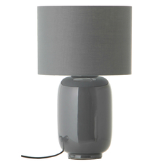 Лампа настольная сadiz серая (frandsen) серый 43 см.