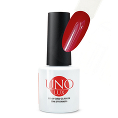 UNO LUX, Гель-лак №021 English Red, Английский красный