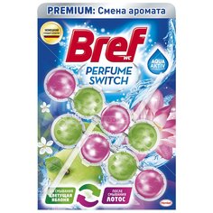 Подвеска для унитаза Bref Perfume Switch Яблоко-лотос, 2 шт, 50 г