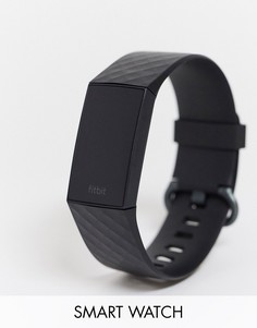 Черные смарт-часы Fitbit Charge 4-Черный цвет