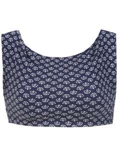 Track & Field Conchas cropped top