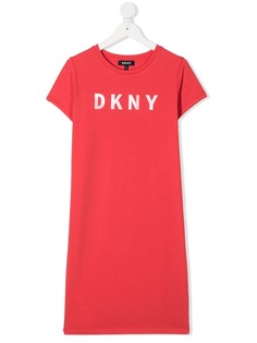 Dkny Kids платье-футболка с логотипом