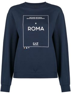 Ea7 Emporio Armani толстовка Roma с круглым вырезом