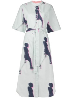 Paul Smith платье-рубашка с абстрактным принтом