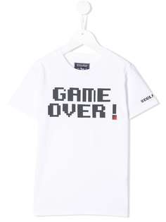 Woolrich Kids футболка с принтом Game Over!