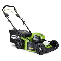 Газонокосилка аккумуляторная GREENWORKS GD60LM46SP, 46см, самоходная [2502907]