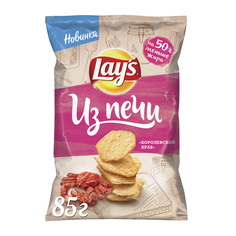 Чипсы картофельные Lays Из печи Королевский краб 85 г