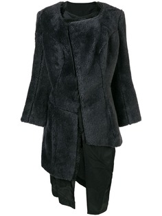 Comme Des Garçons Pre-Owned пальто с искусственным мехом
