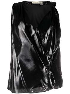 Balenciaga Pre-Owned виниловая блузка без рукавов