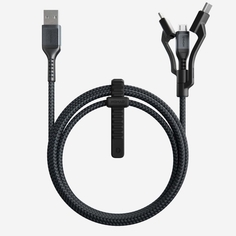 Кабель для iPod, iPhone, iPad Nomad USB-A/Lightning+USB-C+microUSB 1.5м (NM01012B00)