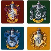 Подставка ABYstyle Harry Potter: Set 4 Coasters Houses (ABYCOS001)