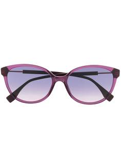 Fendi Eyewear солнцезащитные очки в овальной оправе