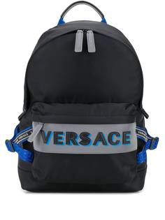 Versace рюкзак с тисненым логотипом