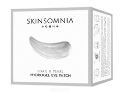 Domix, Патчи гидрогелевые для глаз с экстрактом улитки и жемчуга Snail and Pearl Eye Patch, 60 шт Skinsomnia