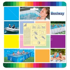Ремкомплект для бассейнов Bestway 62091 (заплатки)