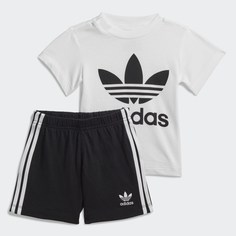 Комплект: футболка и шорты Trefoil adidas Originals