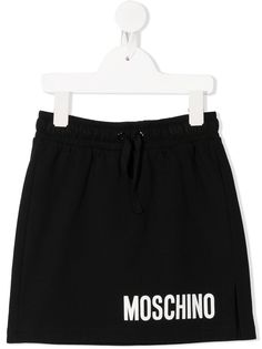 Moschino Kids юбка с логотипом