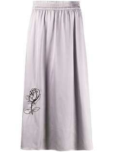 Soulland юбка Liz с цветочной вышивкой
