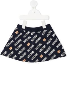 Moschino Kids юбка мини с логотипом