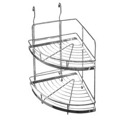 Рейлинг полка для угловая двойная Vetta 481-029, 25х23х43 см