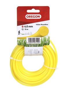 Леска для триммера Oregon Yellow Roundline 4mm x 15m 69-386-Y