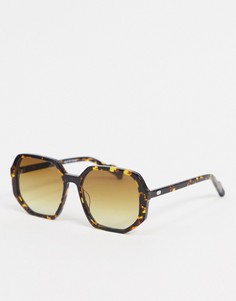 Солнцезащитные очки в крупной черепаховой оправе Spitfire-Коричневый цвет