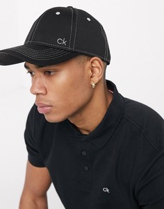 Черная сетчатая кепка Calvin Klein Golf-Черный