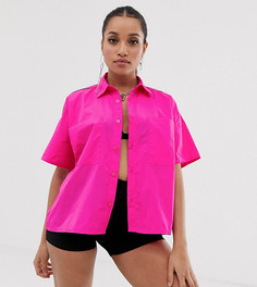 Нейлоновая рубашка со светоотражающей отделкой COLLUSION - Petite-Розовый