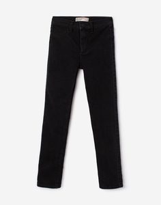 Чёрные облегающие джинсы Legging с высокой талией для девочки Gloria Jeans