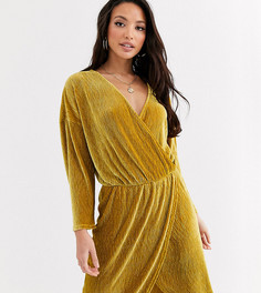 Платье мини с перекрестным дизайном Y.A.S Tall-Желтый