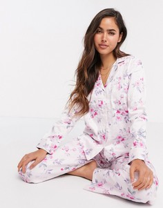 Розовая пижама с цветочным принтом LAUREN by Ralph Lauren-Розовый