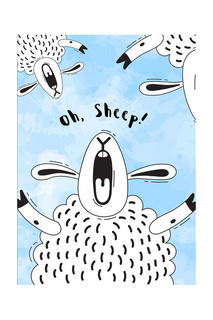 Тетрадь Oh, sheep! 48 л Издательство Эксмо