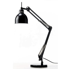 Настольная лампа job (frandsen) черный 25x67x19 см.