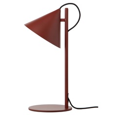 Настольная лампа benjamin (frandsen) красный 25x50x23 см.