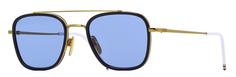 Солнцезащитные очки Thom Browne TB 800-B-GLD-NVY 51 Shiny 18K Gold-Navy w/Dark Blue-AR