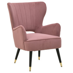 Кресло tongeren  (to4rooms) розовый 67x91x73 см.