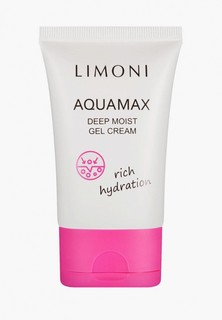 Крем для лица Limoni глубоко увлажняющий корейский / Морская вода / Пептиды / Коллаген / Aquamax Deep Moist Gel Cream 50 мл