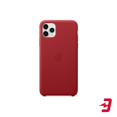 Чехол Apple Leather Case для iPhone 11 Pro Max (PRODUCT)RED (MX0F2ZM/A)