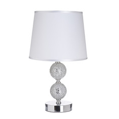 Лампа настольная villemomble (to4rooms) серебристый 38.0 см.