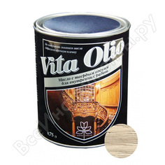 Масло для внутренних работ с твердым воском живая краска vita olio шелк.-мат. ясень оливковый 0,75 л 255624