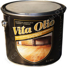 Масло для паркета, лестниц и мебели живая краска vita olio шелк.-мат. ясень оливковый 5 л 254726
