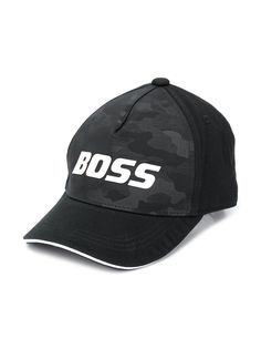 BOSS Kidswear бейсболка с камуфляжным принтом