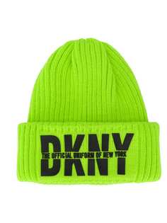 Dkny Kids шапка бини в рубчик с логотипом