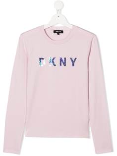 Dkny Kids футболка с логотипом