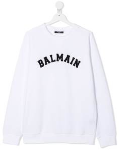 Balmain Kids джемпер с логотипом